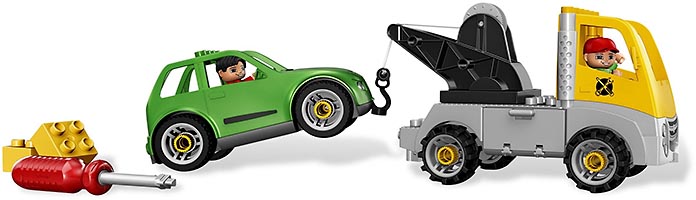 Набор LEGO Авторемонтная мастерская за работой