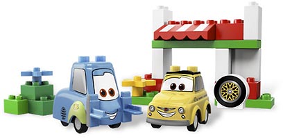 Набор LEGO 5818 Тачки 2 - Итальянский городок Луиджи