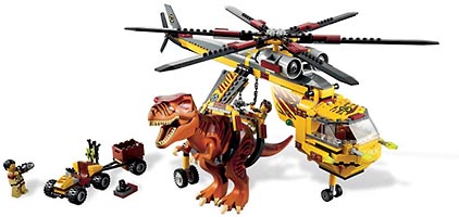 Набор LEGO Вертолёт для транспортировки тиранозавра