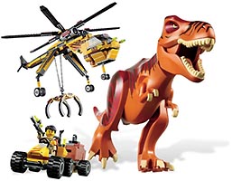 Набор LEGO Вертолёт для транспортировки тиранозавра