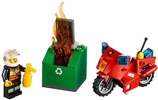 Набор LEGO 60000 Мотоцикл пожарника