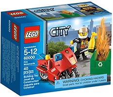Набор LEGO Мотоцикл пожарника