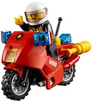 Набор LEGO Мотоцикл пожарника