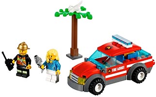 Набор LEGO 60001 Автомобиль начальника пожарной охраны