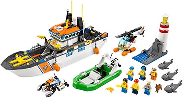 Набор LEGO 60014 Патруль береговой охраны