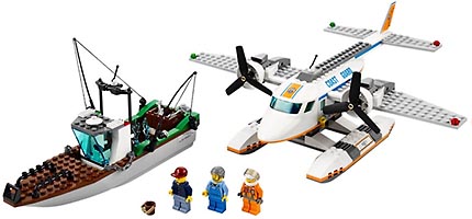 Набор LEGO 60015 Самолёт береговой Охраны