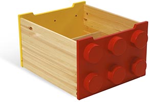 Набор LEGO 60030 Rolling Storage Box - Red/Yellow