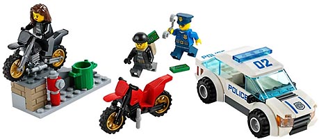 Набор LEGO 60042 Погоня за воришками-байкерами