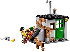 Набор LEGO Полицейский отряд с собакой