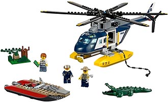 Набор LEGO 60067 Погоня на полицейском вертолёте