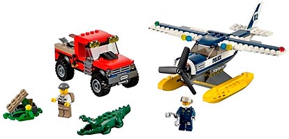Набор LEGO 60070 Погоня на полицейском гидроплане