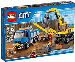 Набор LEGO Экскаватор и грузовик