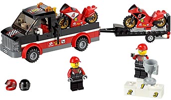 Набор LEGO 60084 Перевозчик гоночных мотоциклов