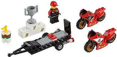Набор LEGO Перевозчик гоночных мотоциклов