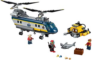 Набор LEGO 60093 Вертолет исследователей моря