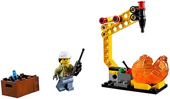 Набор LEGO Грузовой вертолёт исследователей вулканов