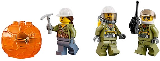 Набор LEGO Грузовой вертолёт исследователей вулканов