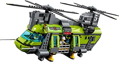 Набор LEGO Грузовой вертолет исследователей вулканов