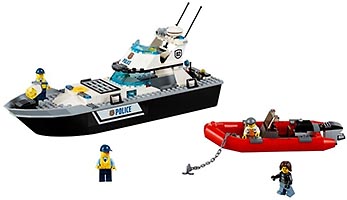 Набор LEGO 60129 Полицейский патрульный катер