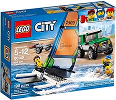 Набор LEGO Внедорожник с прицепом для катамарана