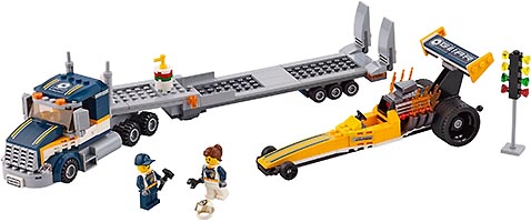 Набор LEGO 60151 Грузовик для перевозки драгстера
