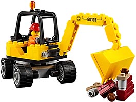 Набор LEGO Уборочная машина и экскаватор
