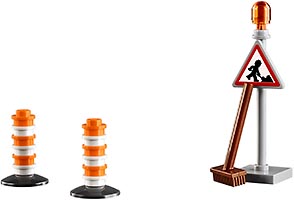Набор LEGO Уборочная машина и экскаватор