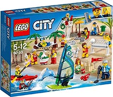 Набор LEGO 60153 Праздник на пляже - жители LEGO CITY