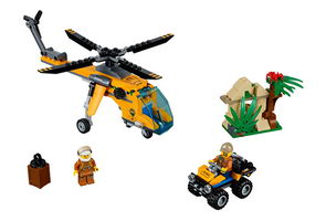 Набор LEGO 60158 Грузовой вертолёт исследователей джунглей