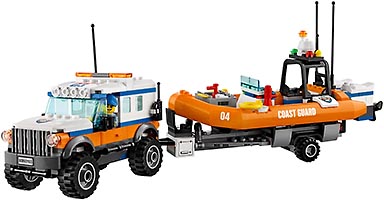Набор LEGO 60165 Внедорожник 4х4 береговой охраны