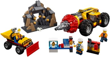 Набор LEGO 60186 Тяжелый бур для горных работ