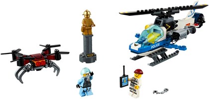 Набор LEGO 60207 Воздушная полиция: погоня дронов