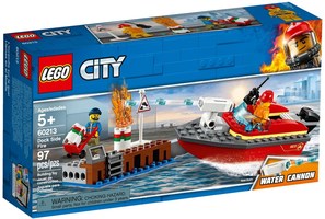 Набор LEGO Пожар в порту