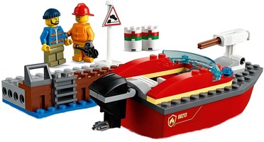Набор LEGO Пожар в порту