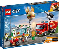 Набор LEGO Пожар в бугер-кафе