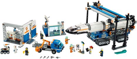 Набор LEGO 60229 Rocket Assembly & Transport