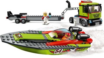 Набор LEGO Race Boat Transporter