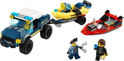 Набор LEGO 60272 Elite Police Boat Transport