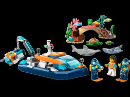 Набор LEGO 60377 Explorer Diving Boat