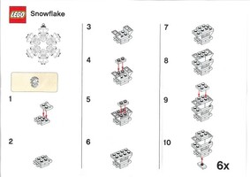 Набор LEGO 6349566 Snowflake