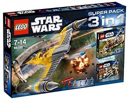 Набор LEGO 66396 Подарочный Суперпэк 3 в 1 - Звёздные войны версия 2