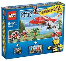 Набор LEGO 66426 Подарочный Суперпэк 3 в 1: Пожарные