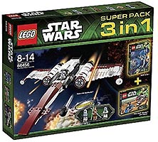 Набор LEGO 66456 Звездные войны - Суперпак 3 в 1 (75002, 75004, 75012)