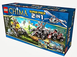 Набор LEGO 66474 Легенды Чимы - Суперпак 2 в 1 (70005, 70009)