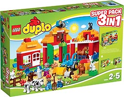 Набор LEGO 66525 Дупло Суперпак 3 в 1 (10521, 10522, 10525)