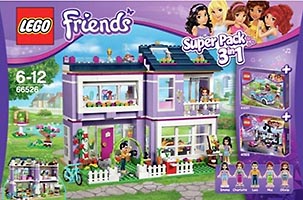 Набор LEGO 66526 Подружки Суперпак 3 в 1 (41091, 41095, 41103)