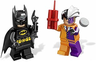 Набор LEGO Бэтмобиль и преследование Двуликого