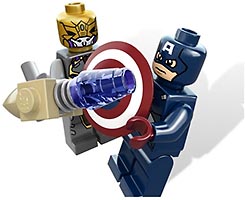 Набор LEGO Мотоцикл Капитана Америки