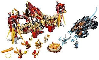 Набор LEGO 70146 Огненный храм Феникса