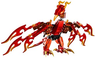 Набор LEGO Огненный феникс Флинкса 